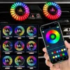 Nieuwe Auto Muziek Ritme Lamp Luchtverfrisser RGB 256 Kleuren Geluid App Controle Stem Ritme Sfeer Optie Luchtverfrisser Omgevingslicht