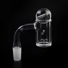 Smoking Quartz Banger Beveled Edge Auto Spinner With 25mm ODGlass Bubble Carb Cap Marble Pearls Balls 10mm 14mm 18mm Male Female Nails For Water Bongs Dab Rigs