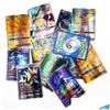 Jeux de cartes Jeux de cartes 100Pc 1 Pack Flash Pokmon Collection Jeu de société Cadeaux aléatoires pour enfants Y1212270J Drop Delivery Toys Puz Dhtz7 Dhphm