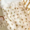 Filtar Swaddling Baby Fleece Filt Born Thermal Soft Solid Bedding Set Quilt Sleeping Bed Supplies 231208