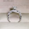 With Side Stones Luomansi Solid S925 Sterling Silver 1CT D Color Moissanite Ring Diamond Tested Retro Wedding Party Commemorative Jewelry Gift YQ231209