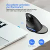 Myszy Jomaa Gaming Ergonomic Mouse 2.4G Bezprzewodowe mysie mysie myszy AA 2400DPI Myszy do laptopa komputera PC 231208
