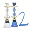 1pc, tuyau d'eau en verre arabe Double Tube ensemble de tuyau d'eau Shisha cadeau, bâton de verre fumer tuyau d'eau, accessoires pour fumer