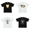 Human Made X Verdy Bamboo Joint Cotton Corte Sleeve Summer New Cartoon Letter Print Loose Par T-shirt