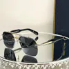 JACQ MAR MAG zonnebril Luxe kwaliteit randloze verdikte lens Bril SILVERTON metalen frames met mannen en vrouwen Designer zonnebrillen klassieke originele doos