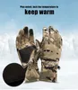 Five Fingers Gloves Desert Camo Winter Tactics Outdoor Camo Hunting Warm Anti Slip Fishing Gloves Waterproof Gloves Motorcycle glove 231208