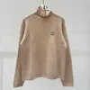 Women's Sweaters Half High Collar Single Wear Underlay Long Sleeved Knitted Shirt Fashionable and High End Versatile Flesh Covering and Warm Pile Collar Top for Women