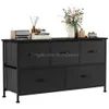 Storage Drawers Ders Dresser For Bedroom With 5 Wide Chest Of Black Cabinets Indoor Furniture Light Luxury And Modern 230703 Drop De Dhcvi