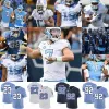 American College Football Wear North Carolina Tar Heels 14 Max Johnson 49 Julius Peppers 85 Eric Ebron 10 Mitchell Trubisky Retraité Vintage