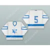 Anpassade Israel National Team White Hockey Jersey New Top Stitched S-M-L-XL-XXL-3XL-4XL-5XL-6XL