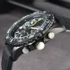 Mode Voll Marke BNL Armbanduhren Männer Männlich Stil Multifunktions Luxus Mit Silikon Band Quarzuhr BR 11