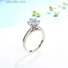 サイドストーン付きKuololit 1.5ct Moissanite Ring for Women Soild 18K 14KイエローゴールドD/VVS1婚約ジュエルリークリスマスギフトYQ231209