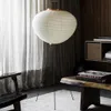 Lampadaires Akari 10A Lampe Vintage Style Japonais Bureau Décoratif Villa Studio Art Chambre Coin Minimaliste313F