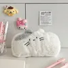 Cute Cartoon Plush Girls Pencil Case Lovely Women's Cosmetic Bags Makeup Pouch Casual Female Small Storage Bag Clutch Purse