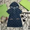 Baby Kids kleding Designer Sets jongens shirt meisjes gecontroleerd capuchon jurk mode kleding pakken kinderen kinderen zomer korte mouw pak kinderontwerper