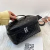 Big Lady Black Sposionic Bags Make Makeup Bag Women Projektanci Toaletia Travel Travel torebki Damie Prezes Przedpisz Organizator 2847