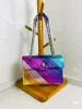 Kurt Geiger Handtasche Eagle Herz Regenbogen London Bag Damen Echter Leder -Geldbörse Designer Silber Kette Umhängetasche Luxurys Herren Rosa Clutch Travel Tote Crossbody Taschen