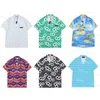 Nya män casual polos Loose Bowling Shirts Designer Letter Tryckt t -shirt överdimensionerade andningsbara tees