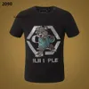 T-shirt Plain Pleins Men New Designer Phillip Men Designer designer Plain Phillip Style Philipps Skull Diamond T Short Sleeve Dollar Brown Bear Brand 473