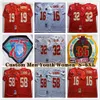 DIY personnalisé 75e Vintage 15 Patrick Mahomes 1962 Maillots de football 58 Derrick Thomas 16 Len Dawson 19 Joe Montana 32 Marcus Allen 97 Travis Kelce Tony Gonzalez Holmes