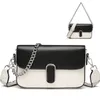 Shoulder Bag Casual Crossbody Simple portable magnetic latch open and close chain strap Smooth leather 02