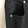 Jeans da donna di marca Abbigliamento Lettera Roll Pantaloni Gamba Pantaloni da donna Pantaloni larghi a vita alta per ragazze Dicembre 08 Nuovi arrivi