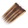 الشعر البشري البرازيلي p4/27 اللون البيانو 13 × 4 الدانتيل الجبهي جزء حرة في بيرو هندي منتجات الشعر الماليزية أعلى الإغلاق