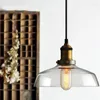 Lampes suspendues Pot en verre industriel lumières Loft pays américain rétro chambre salon bar restaurant luminaires à tête unique