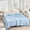 Coperte Fasce Coperta rinfrescante estiva per letto Coperte ponderate per dormienti Adulti Bambini Casa Coppia Letto Aria condizionata Trapunta trapuntata 231208