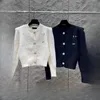 Manteau femme Veste Slim-fit sweat-shirt Designer femme Manteau de luxe noir et blanc à manches longues Vêtements Manteau de luxe pour femme