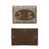 Portefeuilles en cuir de qualité supérieure Designer de luxe cinq porte-cartes Marmont hommes mode petit porte-monnaie porte-monnaie fente intérieure avec boîte femmes clé dame portefeuille sacs à main sacs