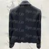 Chaqueta Blazer de mujer con encanto de diamantes de imitación, chaquetas negras de diseñador de lujo, chaquetas de traje formales de marca elegante para mujer