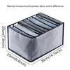 Clothes Organizer Baskets Jeans Storage Organizer Box Wardrobe Cloth Storaged Compartments Socks Underwears Bras zxf 75