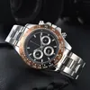Montres de poignet pour hommes 2024 Nouvelles montres pour hommes Tous cadran Work Quartz Watch de haute qualité Top Luxury Marque Clock Men Men Ro002