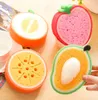 Esponja espesante de frutas para limpiar paño de microfibra, paño para platos, paños de cocina de descontaminación fuertes enteros 1975949