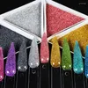 Nail Glitter 50g Shiny Red Holographic Art Powder Laser Reflective Manicure Accessories