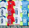 23 24 24 Koszulki z piłki nożnej Anglii Saka Foden Bellingham Rashford Sterling Grealish 2023 2024 Drużyna narodowa Red Shirts Białe niebieską koszulę Kane Football Shirt Men Kids Kit Kid