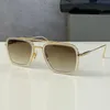 Designer Lunettes de soleil surdimensionnées Femmes hommes Eyewear Fashion Mach Flight006 Collection Design Classic Metal Frame vintage rétro Sunglas291a