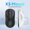 Mouse X3 Mouse da gioco Tri modalità di connessione wireless compatibili con Bluetooth 6 Mouse ottici per computer regolabili da 26000 DPI per PC portatile 231208