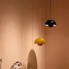 Lampe suspendue de styliste danois Verner Panton, pot de fleurs jaune, lampe créative minimaliste pour chambre d'enfant, lampes de chevet, lampe 314R