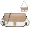 Shoulder Bag Casual Crossbody Simple portable magnetic latch open and close chain strap Smooth leather 02