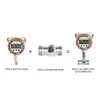 Liquid Turbine Flowmeter Vattenrörstyp Intelligent Digital Display Flow Sensor Metanol-etanolmätningsmätare