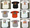 Throwback Cal Ripken Jr. Cooperstown Baltimores Baseball Jersey Frank Brooks Robinson Andy Rutschman Surhoff Boog Powell Eddie Murray Earl Weaver McNally Size S-4XL