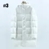 3Versions Premium Winter Coats Warm Long Down Jacket for Men Women Black and White XS-XXL