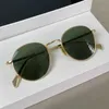 Sonnenbrillenrahmen Designer Marke Cl Home Damen Französisch Kleiner runder Rahmen Metall Hochwertiges Straßenfoto Instagram L50E