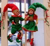 ABXMAS 1Pair Elf Plush Toys For Home Decor Couple Elves Holiday Dolls Year Gift Kids Christmas Decoration Navidad Natal Xmas 211015005862