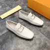 39Model Men's Shoes Summer Men äkta läder loafers skor brogue platt andas lyxiga mäns sneakers moccasins designer het försäljning storlek 38-46