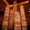 Large Long Crystal Chandelier Light lampada led Fixtures el Crystal Lighting Lamp for Project Hallway Staircase chandeliers196d