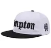 Bollkåpor högkvalitativ Compton broderi baseball cap hip hop snapback platt modesport hatt för unisex justerbar pappa hattar5527648