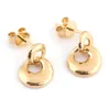 Provence Jewelry Mariage nuptial personnalisé Boucles d'oreilles en or massif 14 carats sans diamant